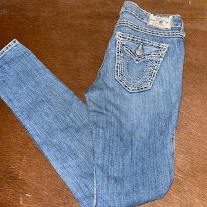 Light Wash True Religion Skinnies